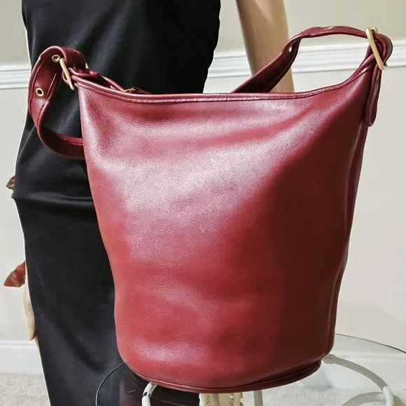 バッグ 1085 Vintage Coach Shoulderbag Red 1085 Vintage Coach Shoulder Bag Red From Japan | eBay